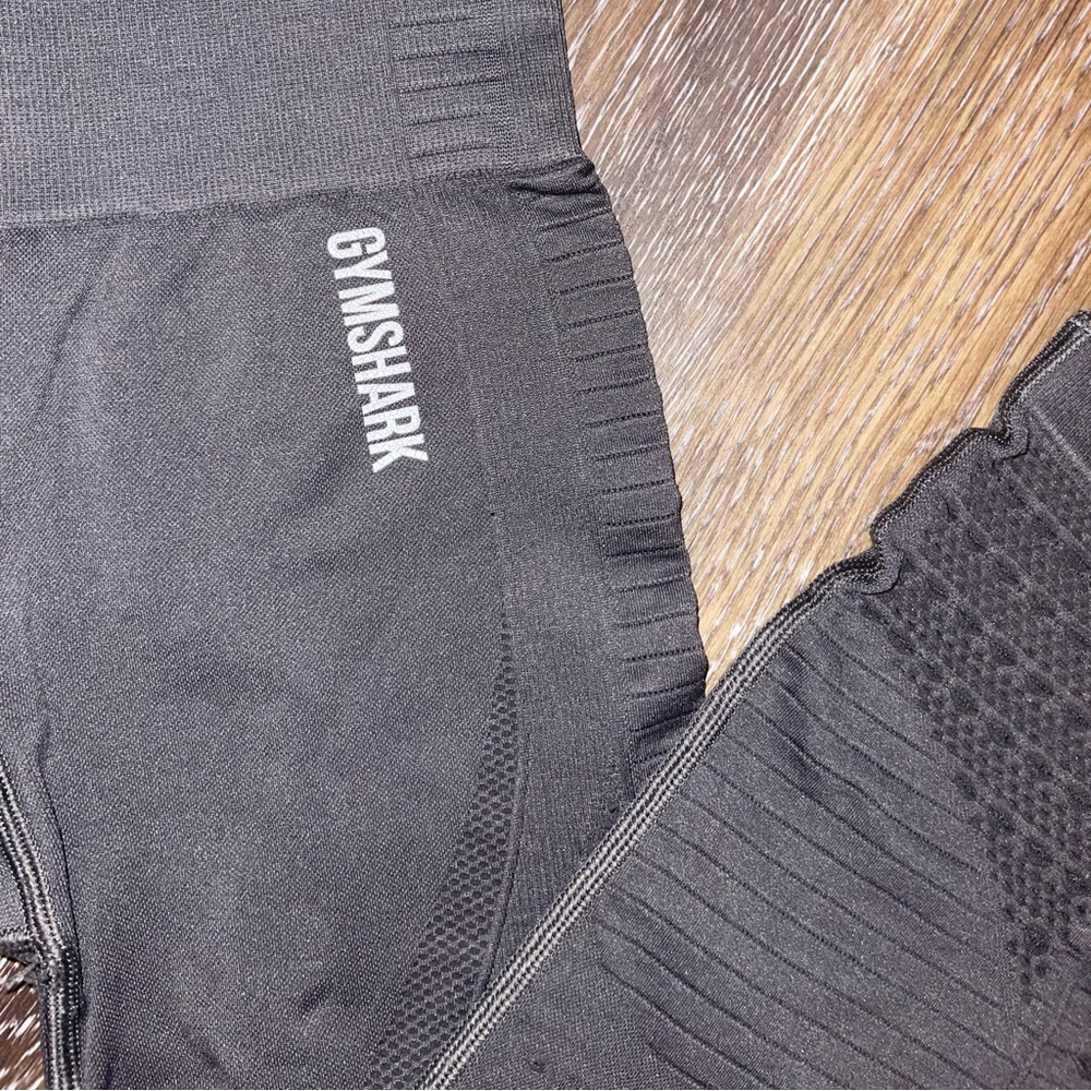 Gymshark Energy+ Seamless Cropped Leggings - Smokey Grey - Picture 1 of 5